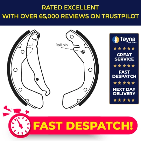 Колодки зад. барабанные Ford Transit 1991-2000 R15" (280x63)